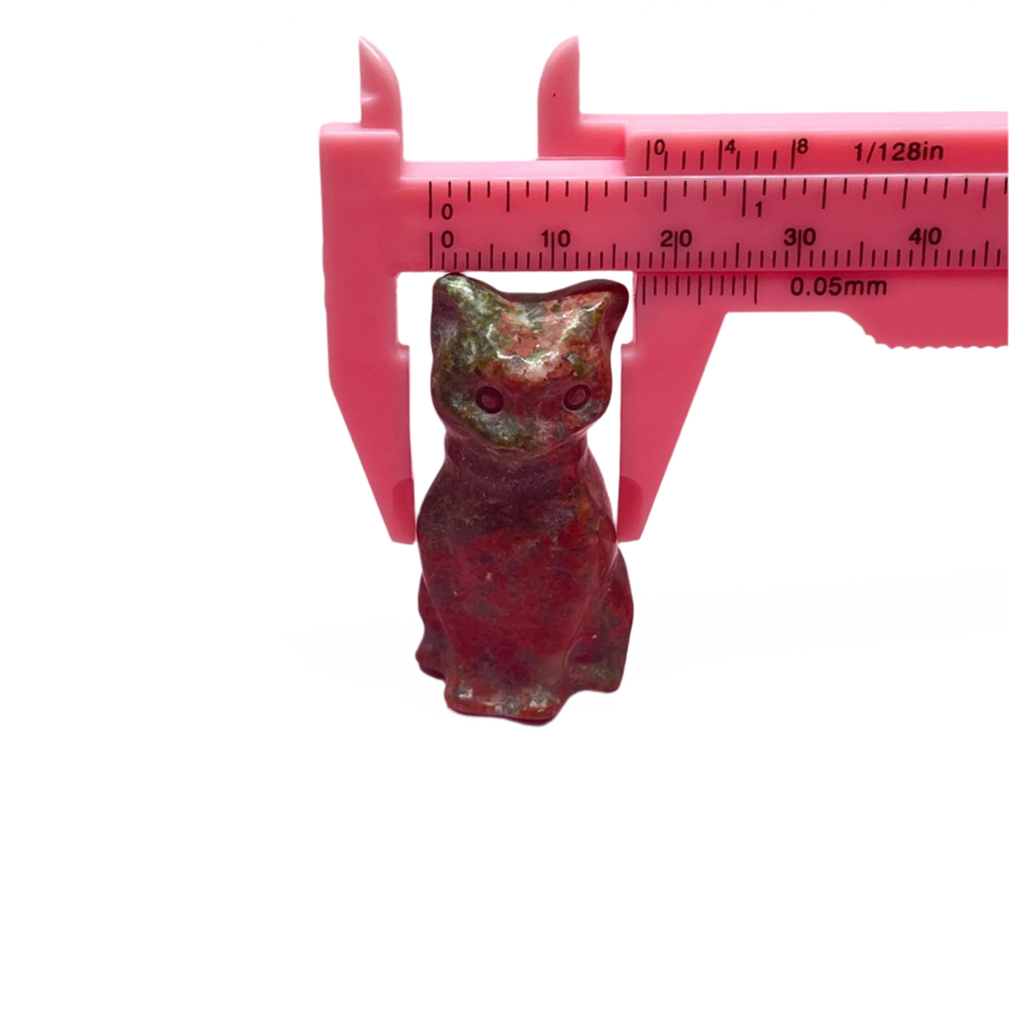 Unakite Cat Carving
