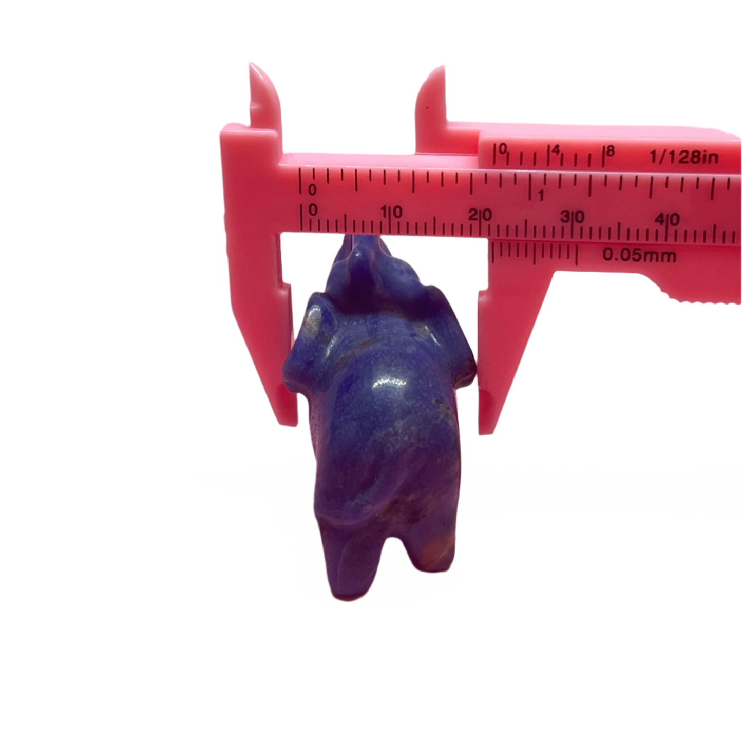 Sodalite Elephant Carving