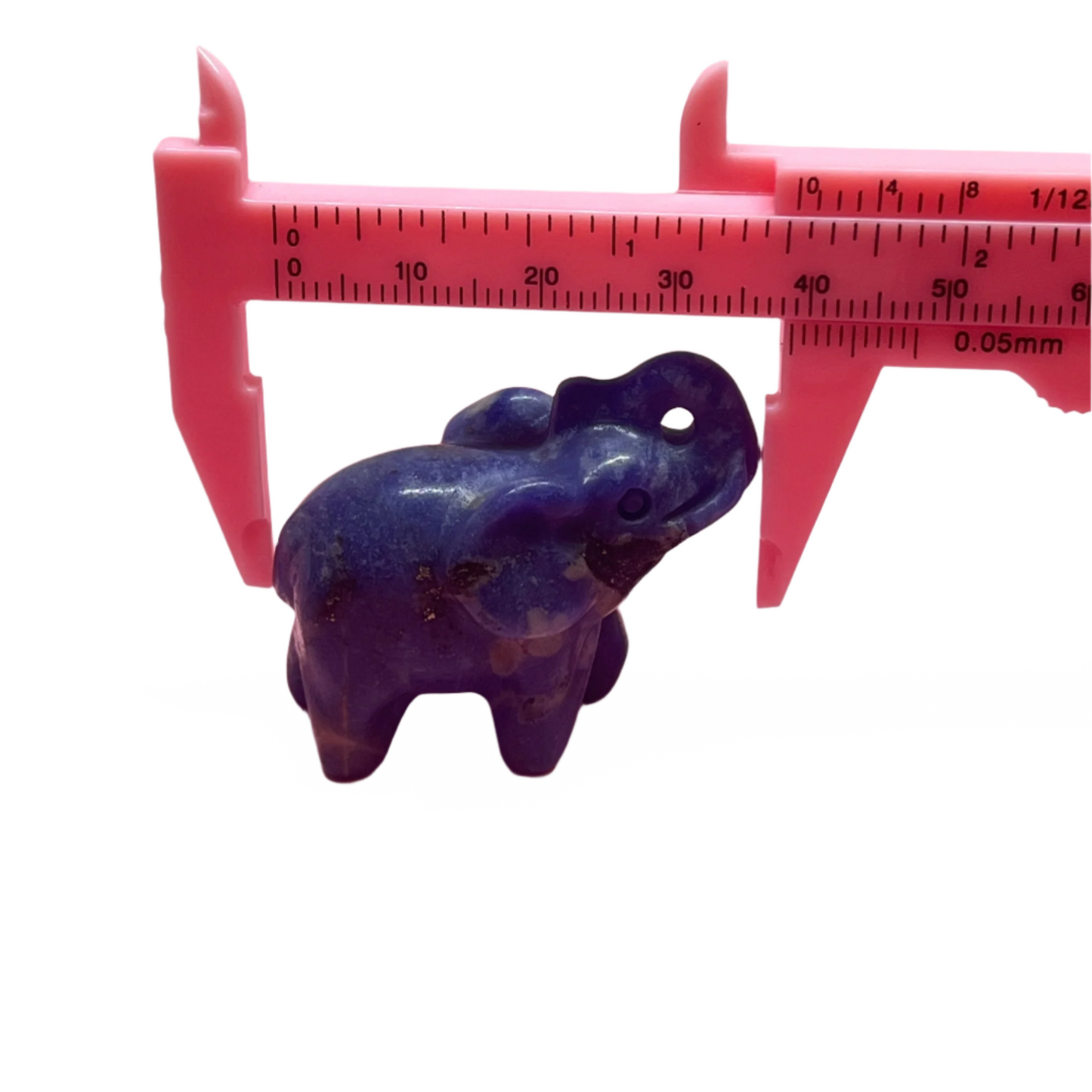 Sodalite Elephant Carving