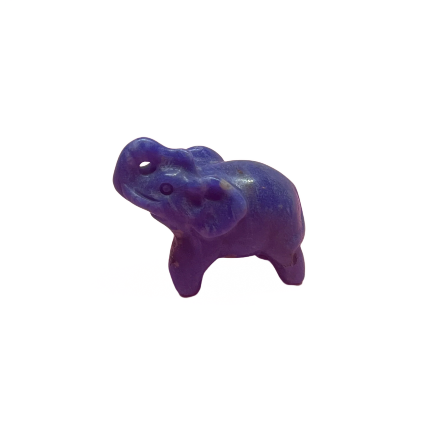 Sodalite Elephant Carving
