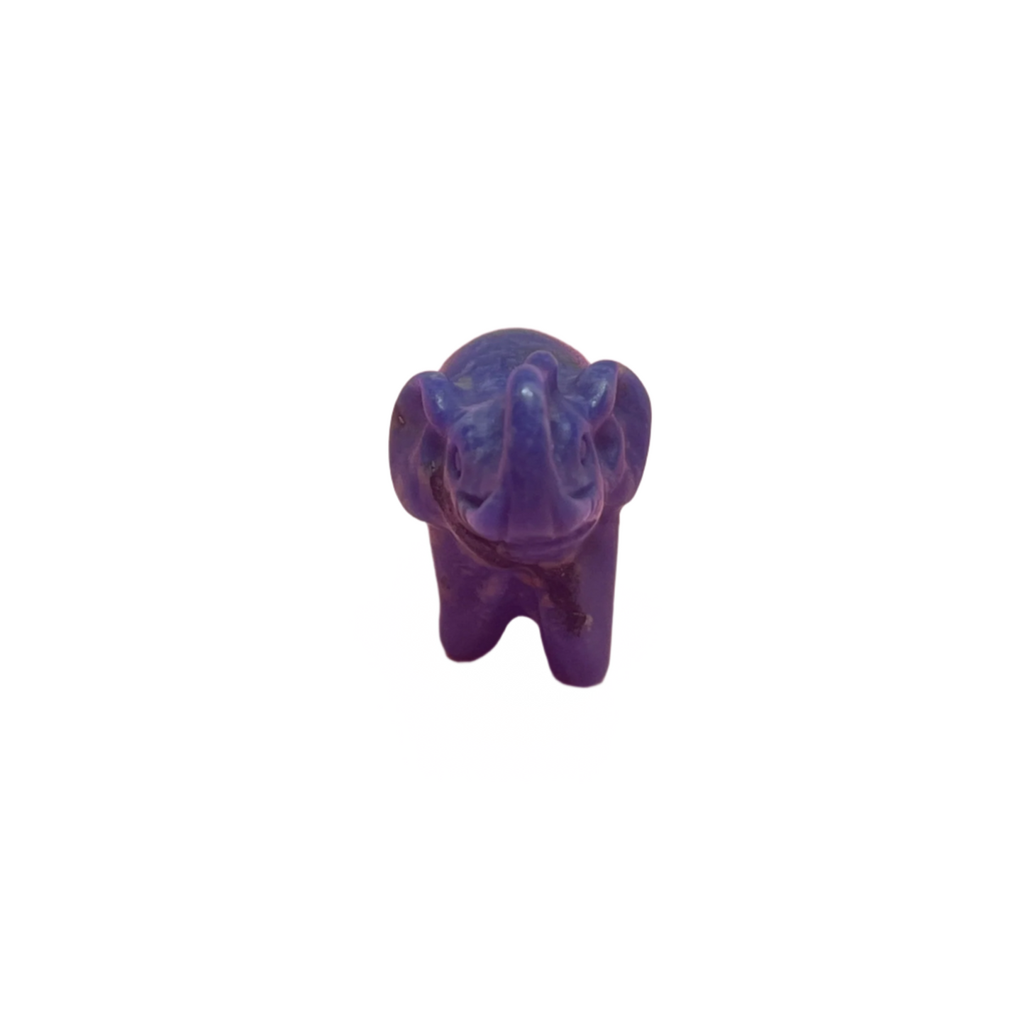 Sodalite Elephant Carving