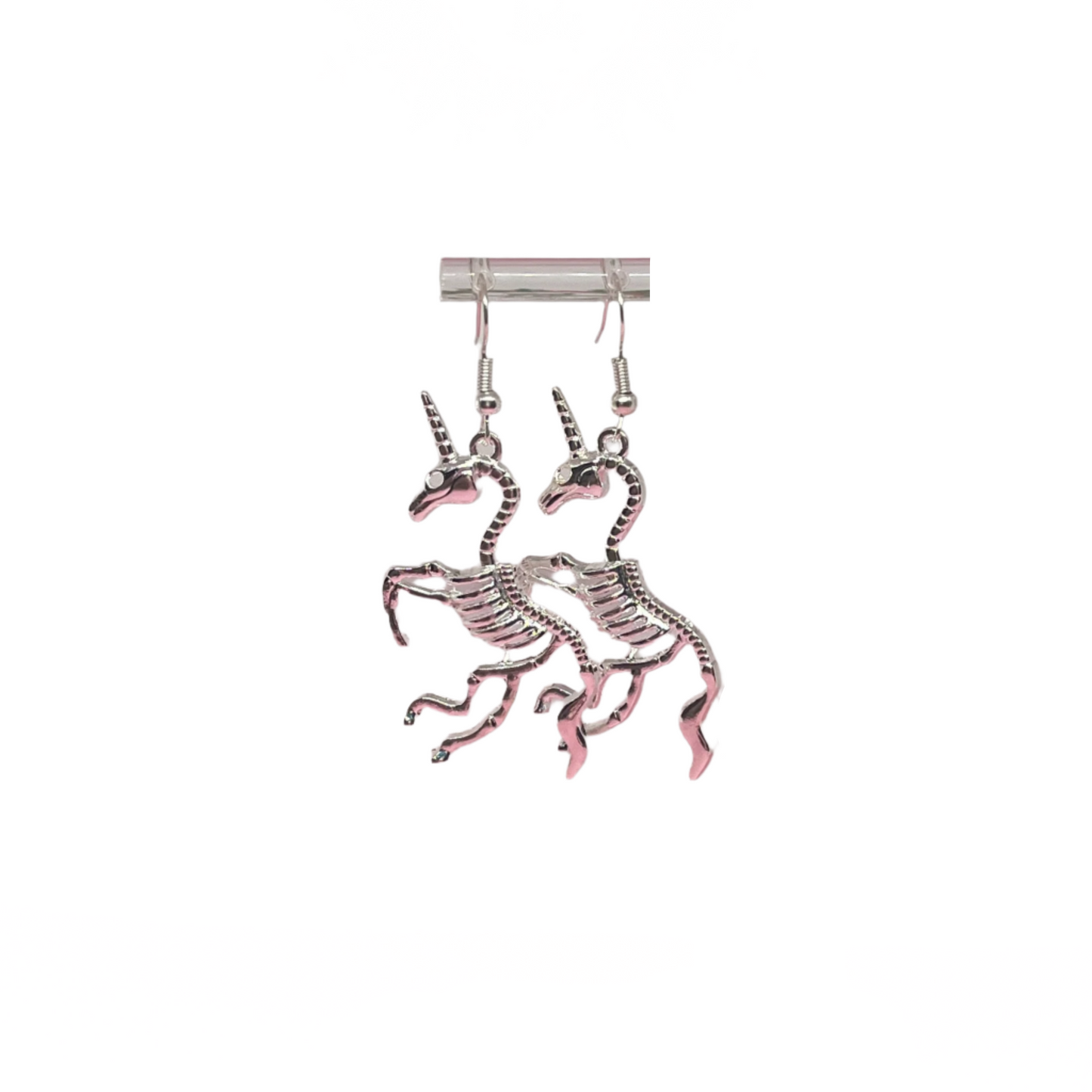Skeleton Unicorn Earrings