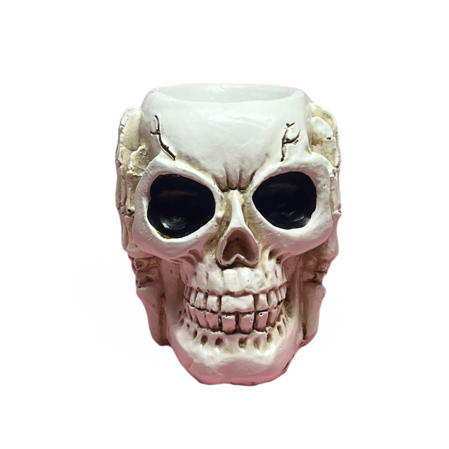 Hear No Evil Skull Pot