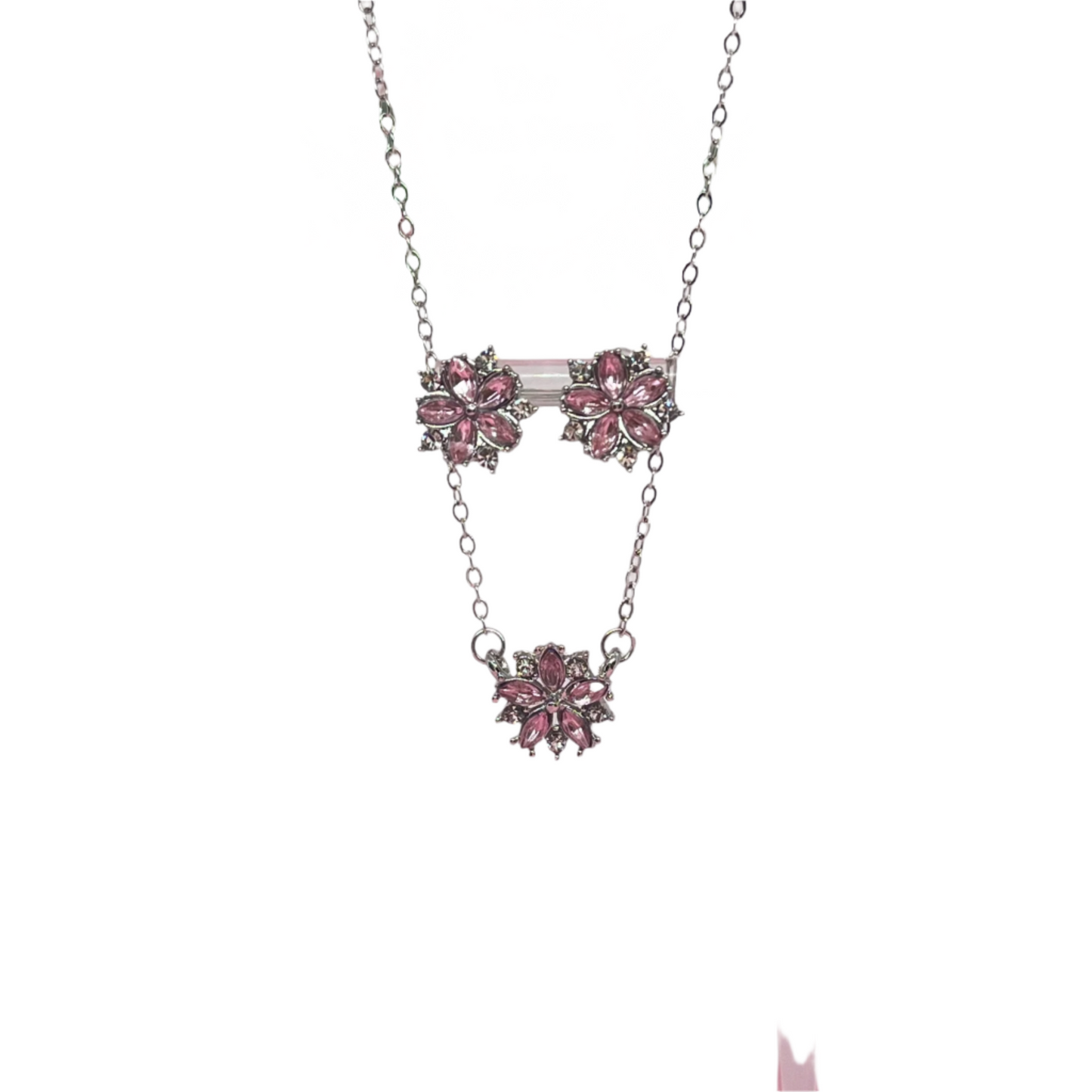 Floral Earrings & Necklace Set