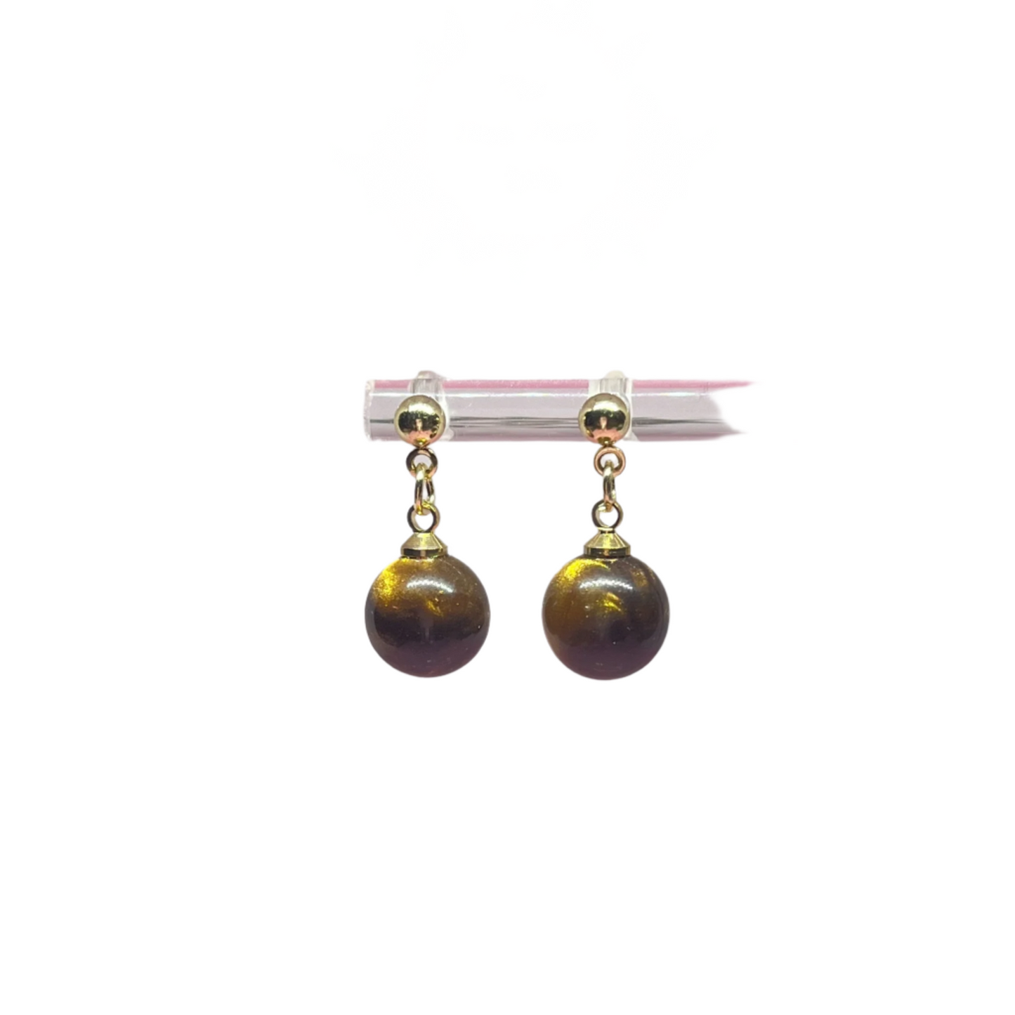 Tiger Eye Dangle Earrings