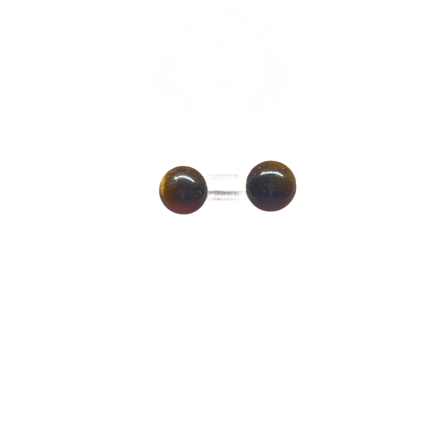 Tiger Eye Stud Earrings
