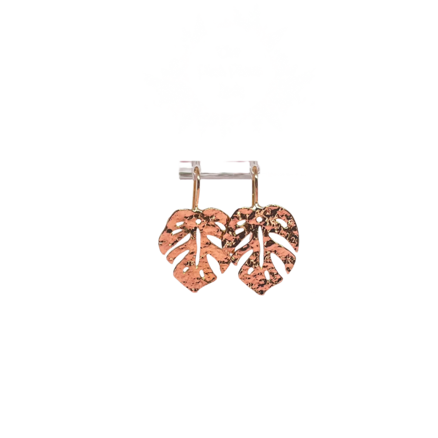 Monstera Leaf Earrings