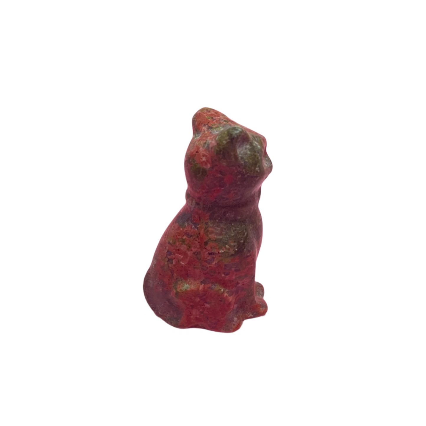 Unakite Cat Carving