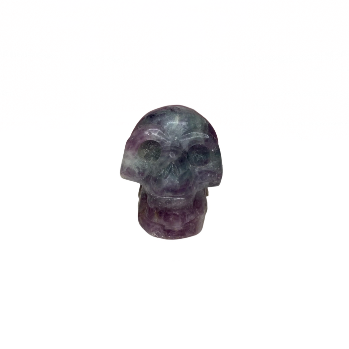 Rainbow Fluorite Skull