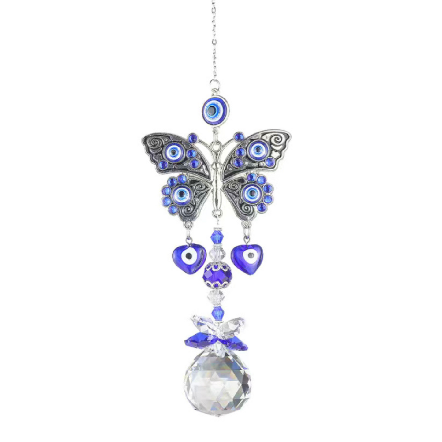 Butterfly Evil Eye Suncatcher