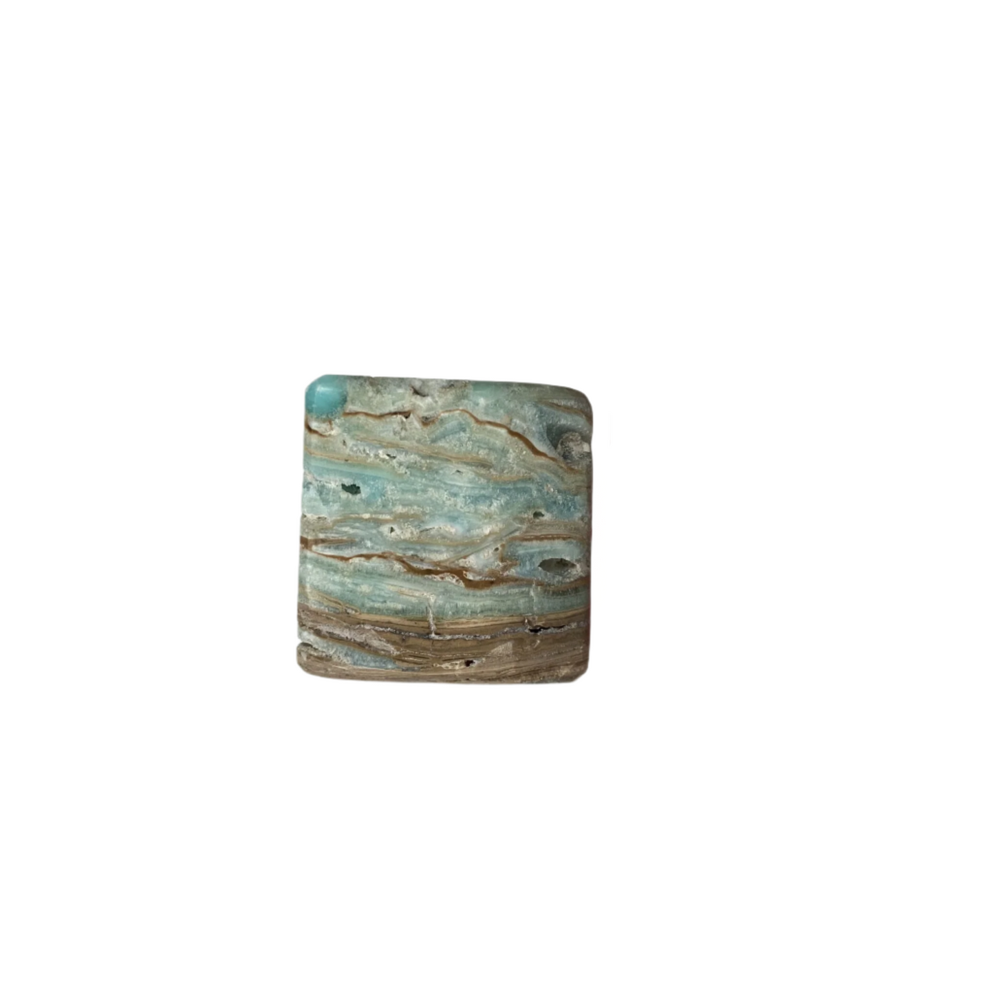 Blue Aragonite Cube