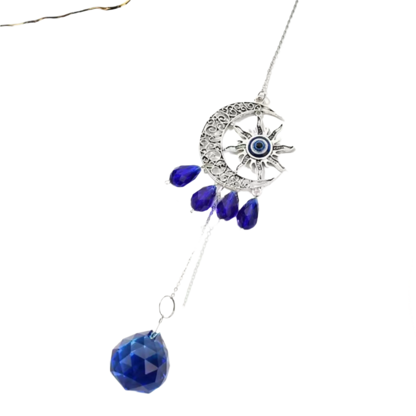 Moon Evil Eye Suncatcher