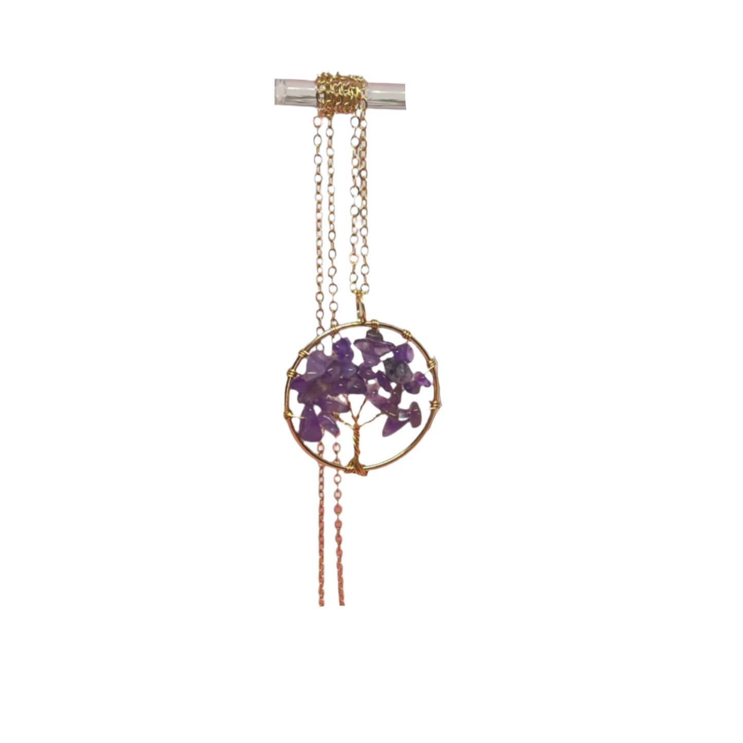 Amethyst Tree of Life Necklace