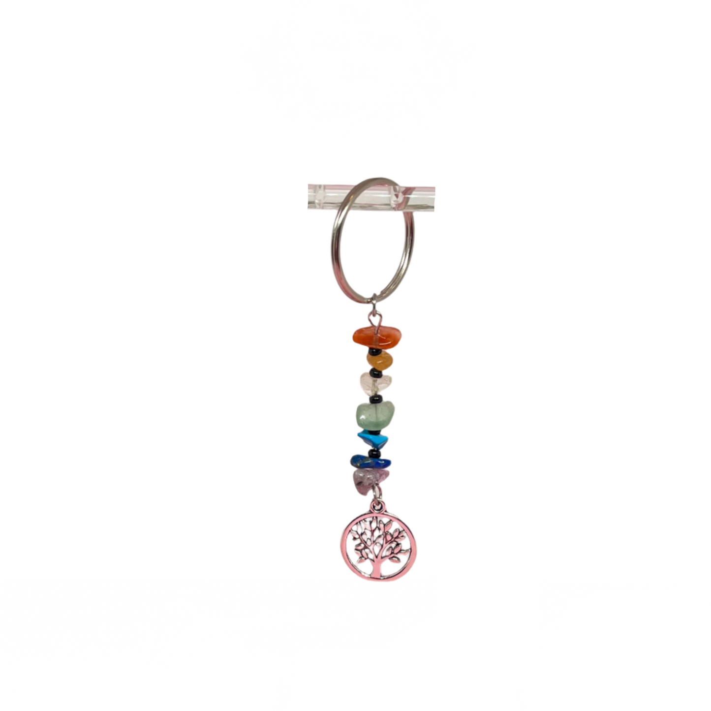 7 Chakras Tree of Life Keychain