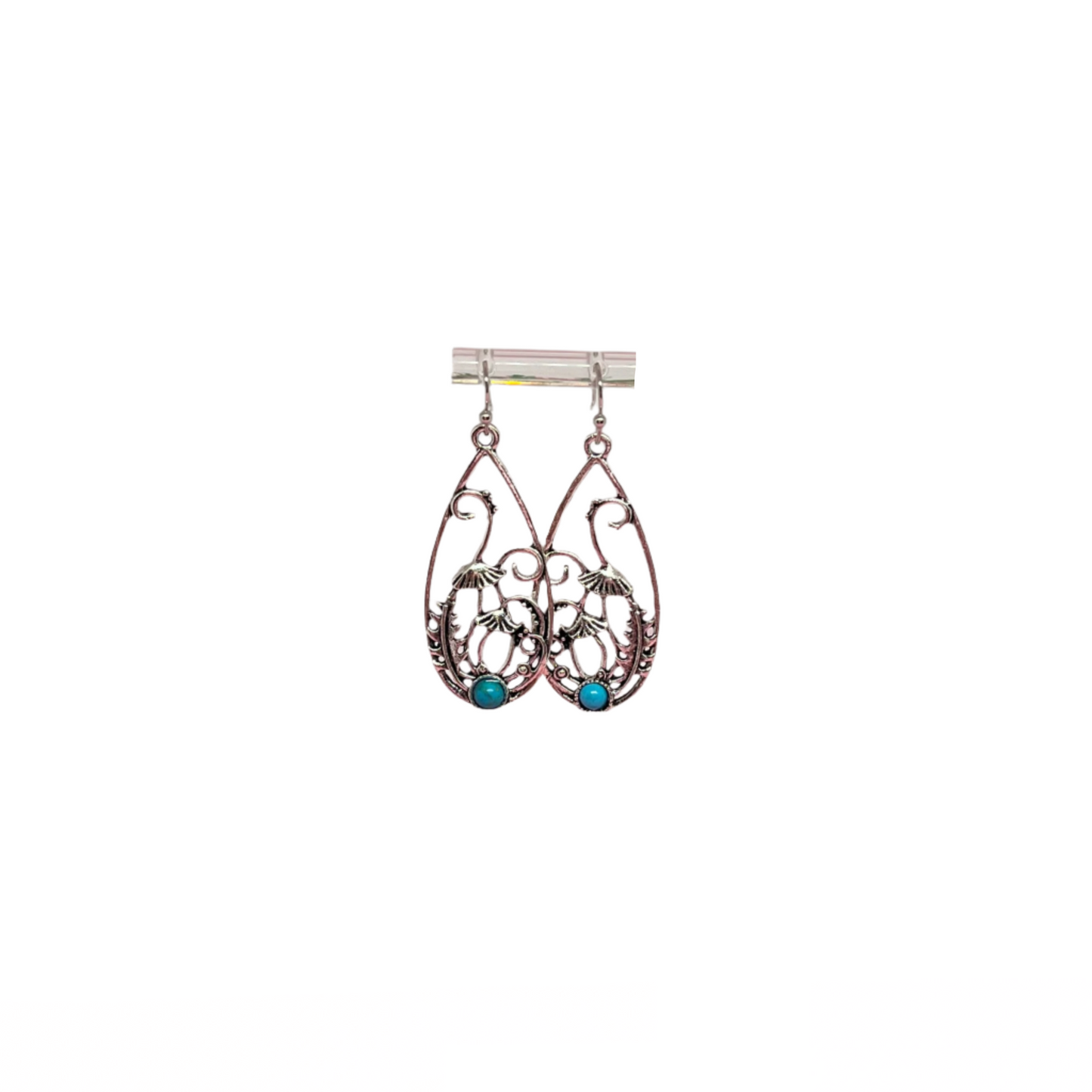 Mushroom Drop Earrings