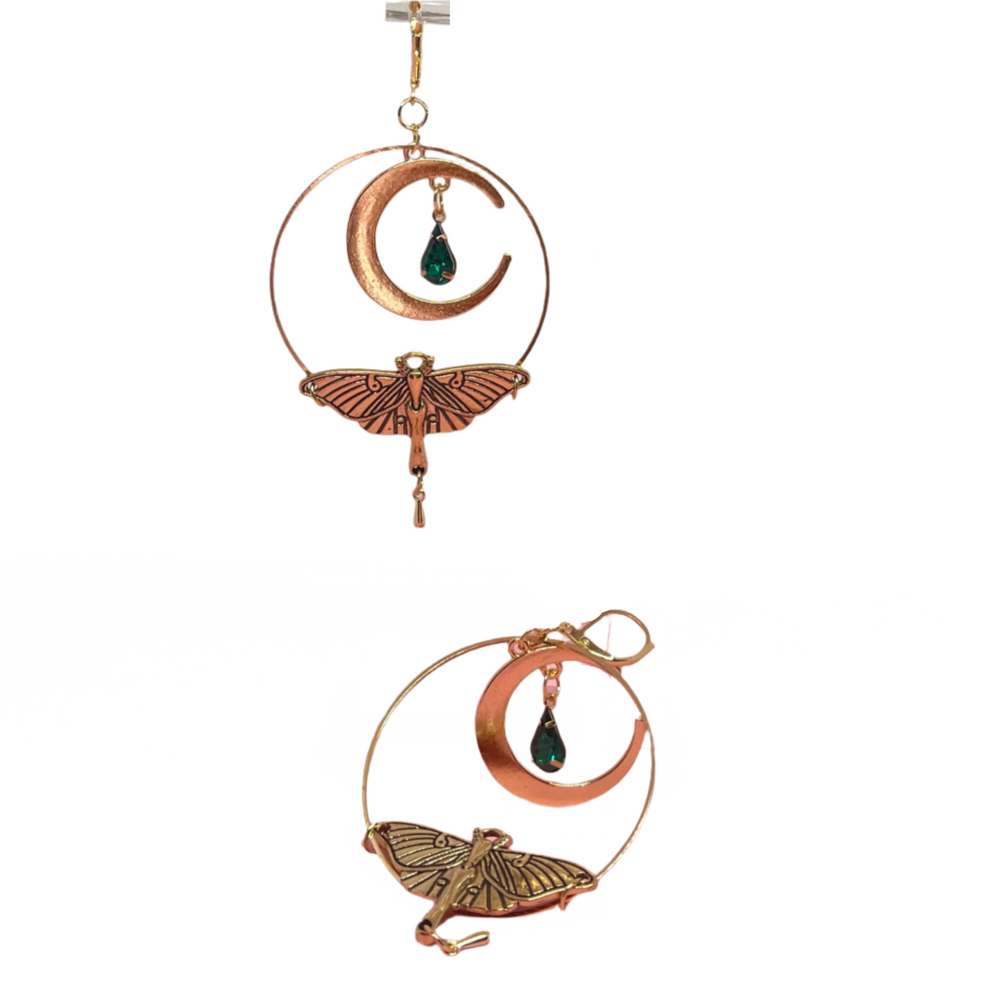 Lunar Moth Earrings