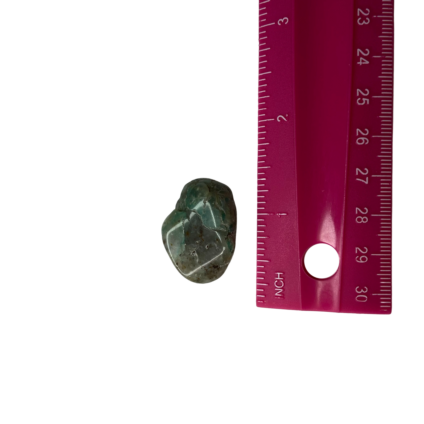 Chrysocolla tumble, Stone of Reassurance, promotes emotional balance, inner peace, expression, heart, throat and third eye chakras, aura cleansing talisman