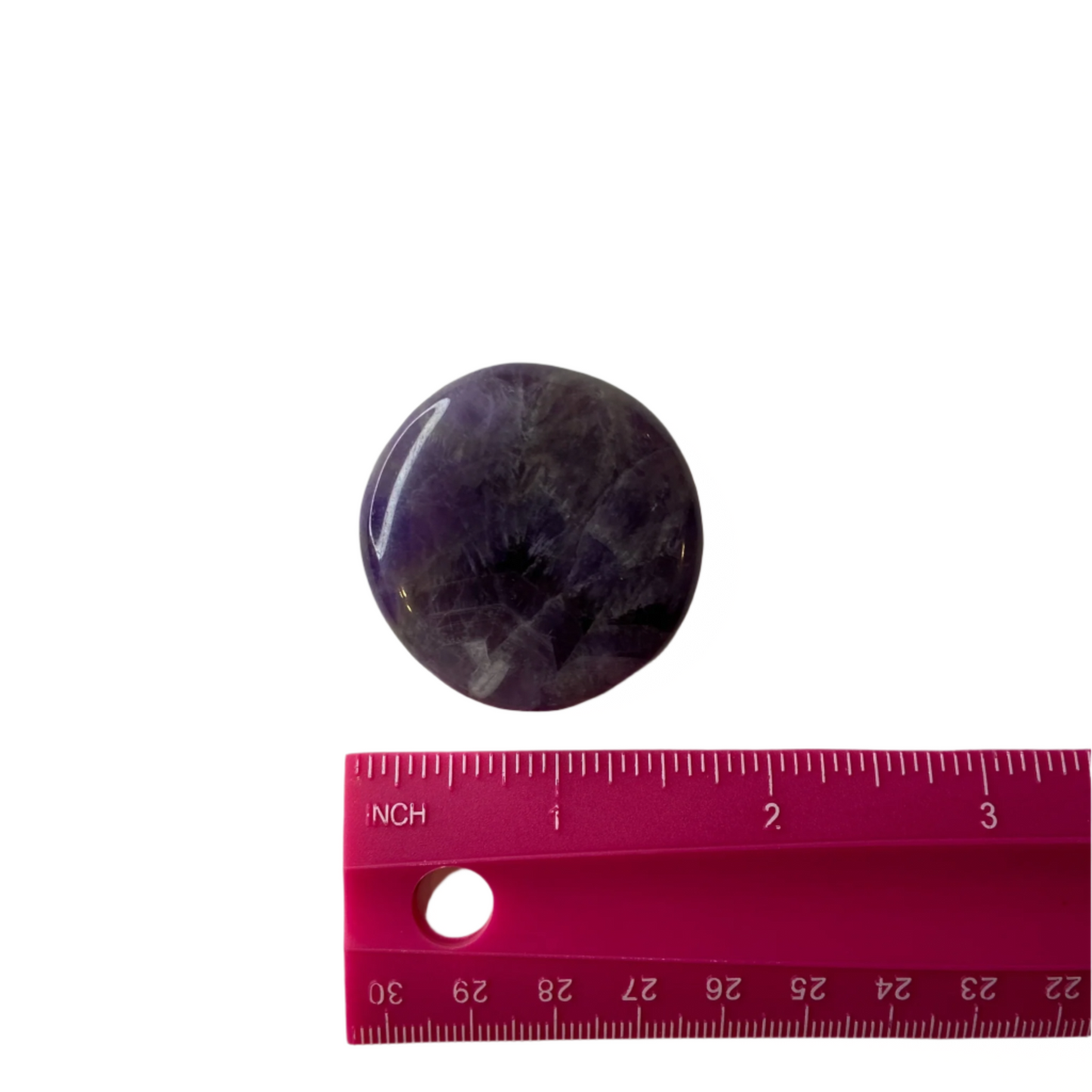 Amethyst Cookie Palm Stone