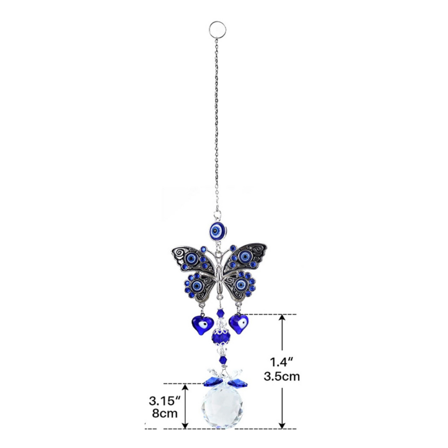 Butterfly Evil Eye Suncatcher