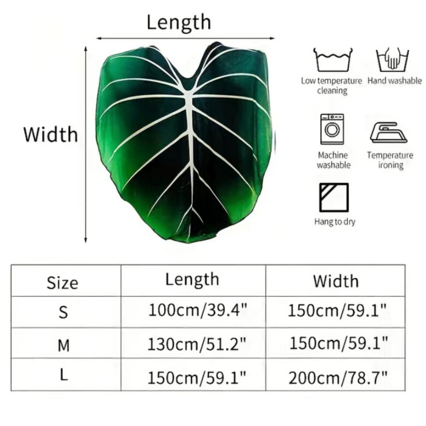 Leaf Throw Blanket