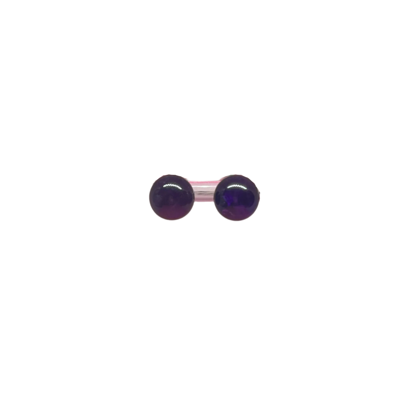 Amethyst Stud Earrings