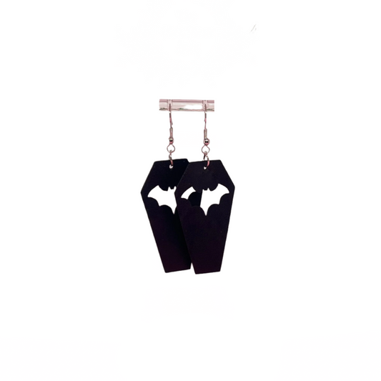 Faux Leather Earrings