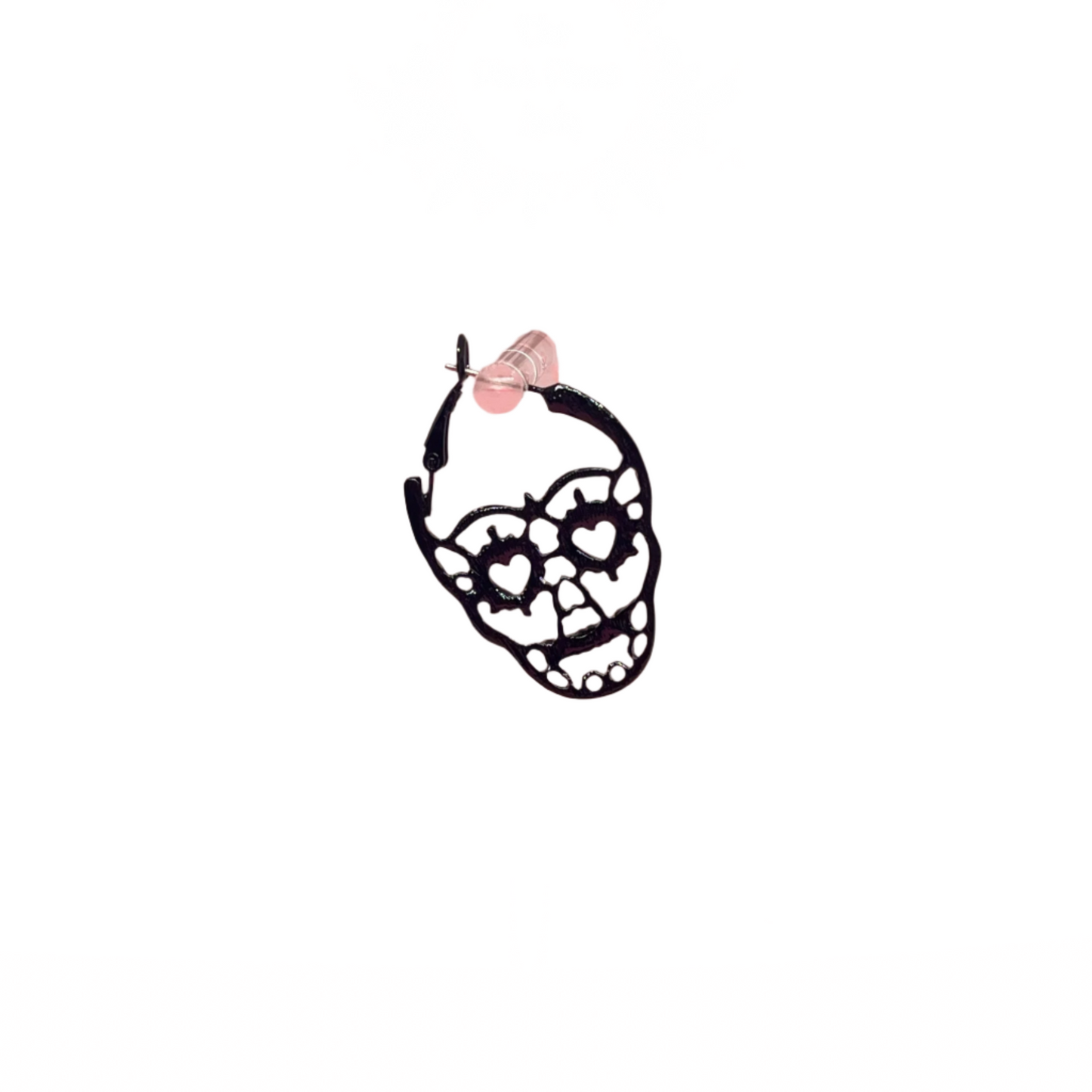 Skull Hoop Earrings