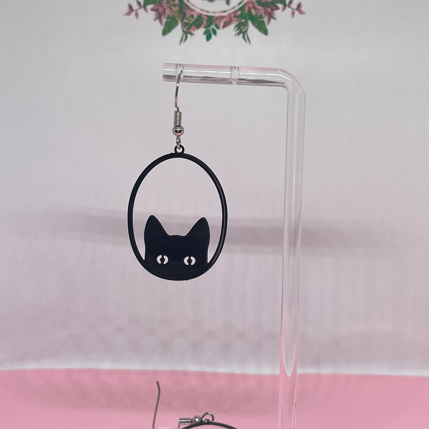 Black Cat Earrings
