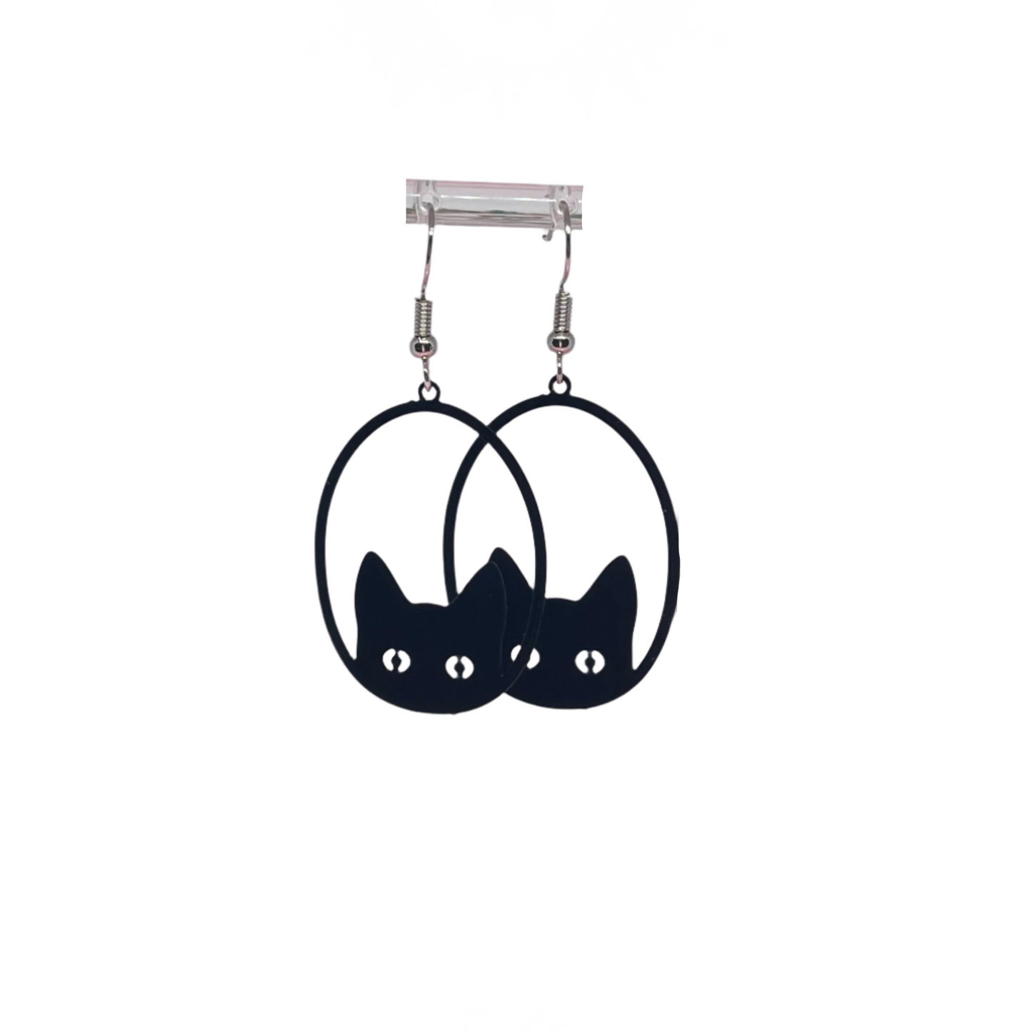 Black Cat Earrings