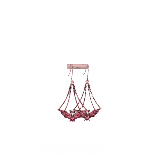 Chandelier Bat Earrings