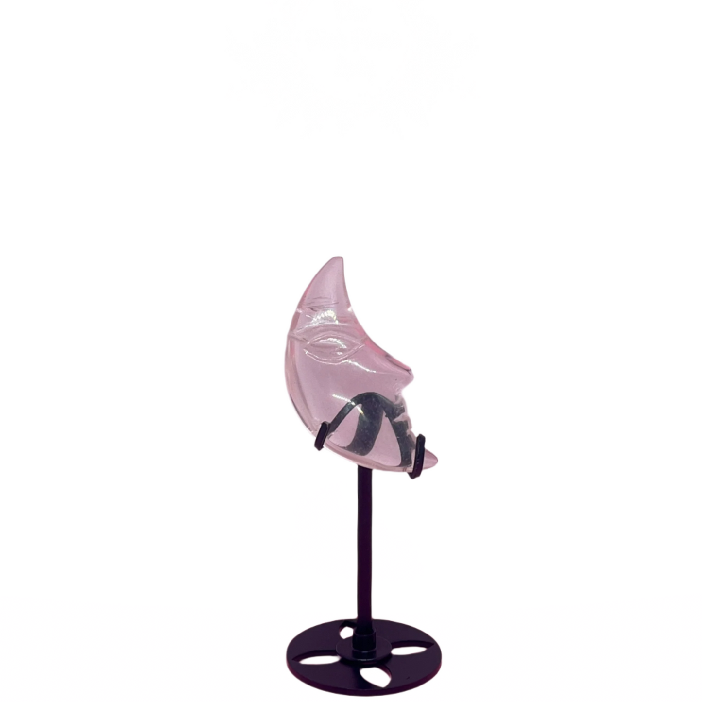 Clear Quartz Moon with Stand