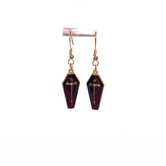 Coffin Earrings