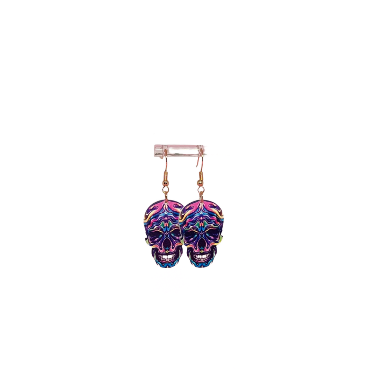 Colourful Skull Earrings