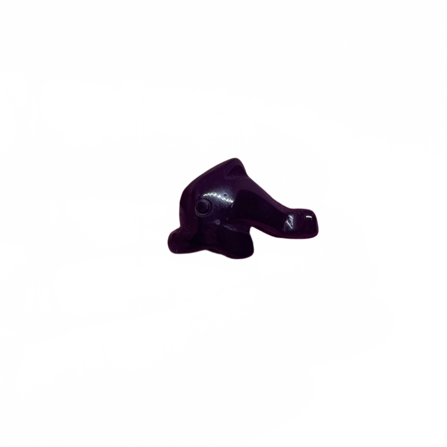 Obsidian Dolphin Carving