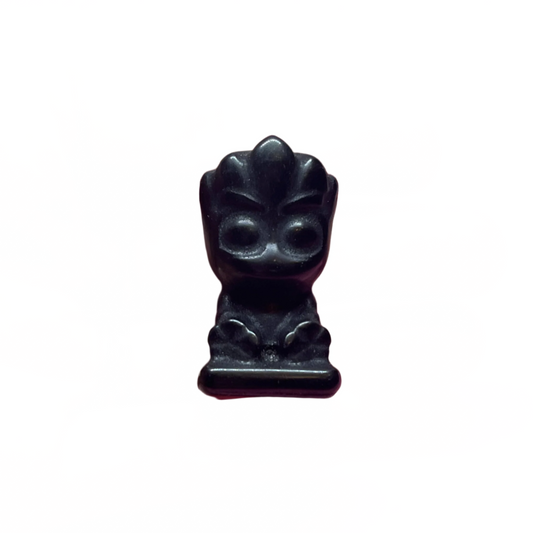 Obsidian Groot Carving
