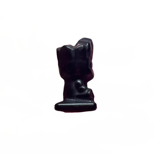 Obsidian Groot Carving