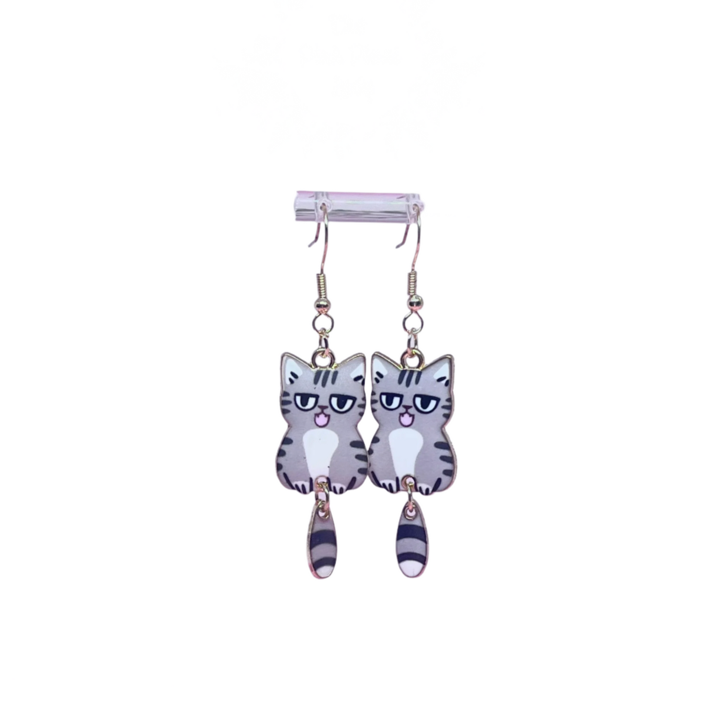 Cat Dangle Earrings
