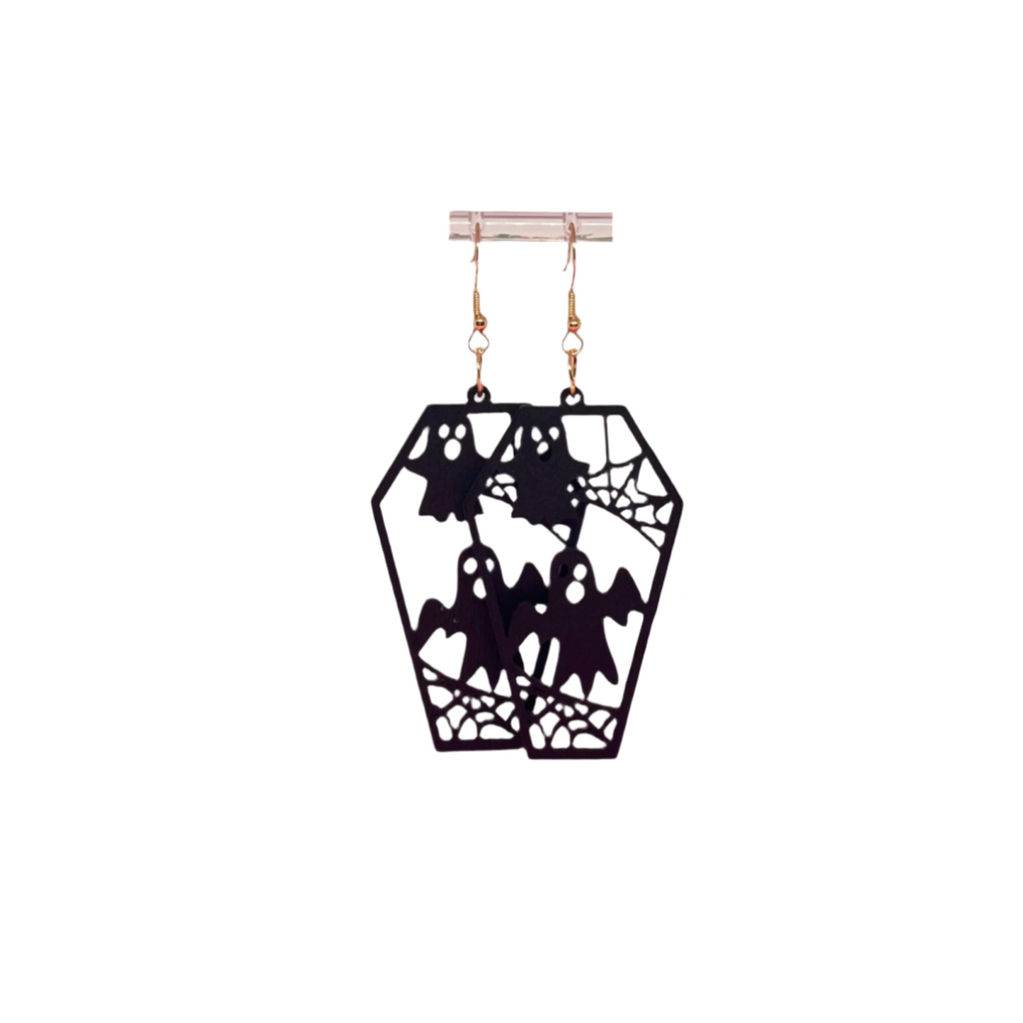 Ghost Coffin Earrings