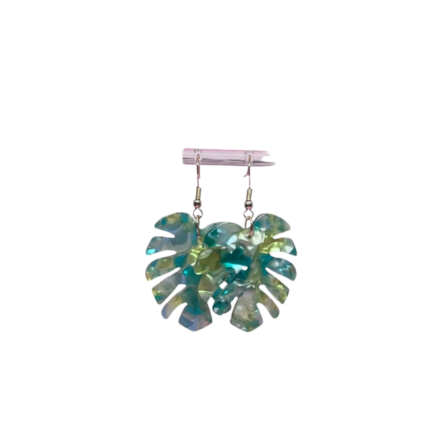 Monstera Leaf Earrings
