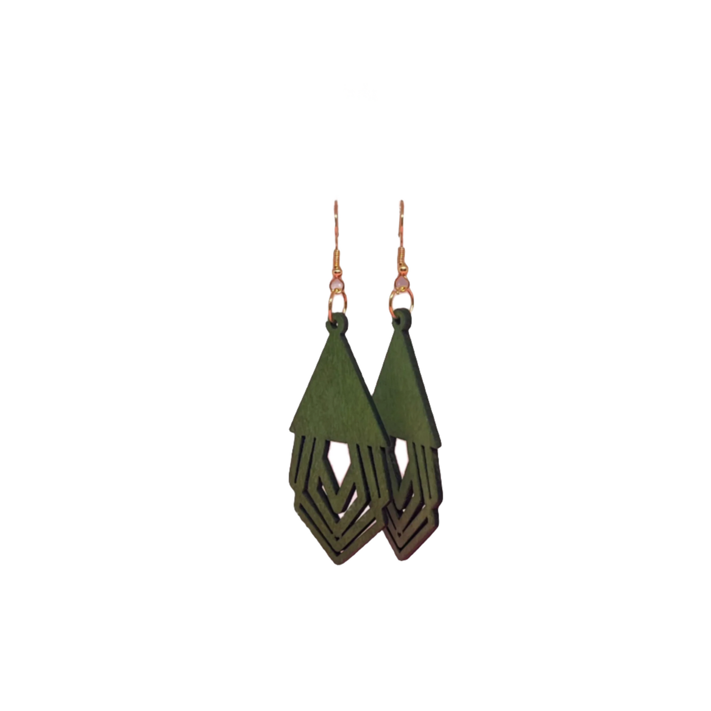 Green Earrings