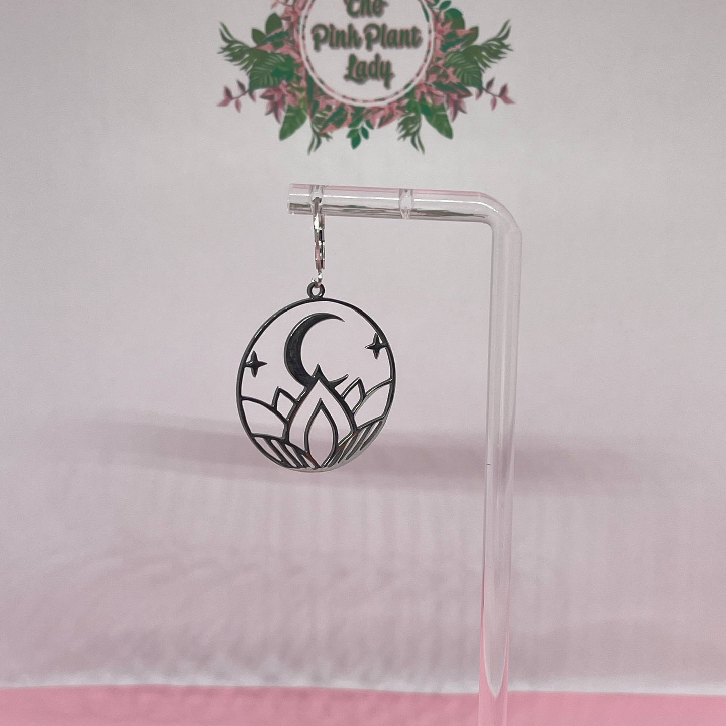 Lotus Moon Earrings