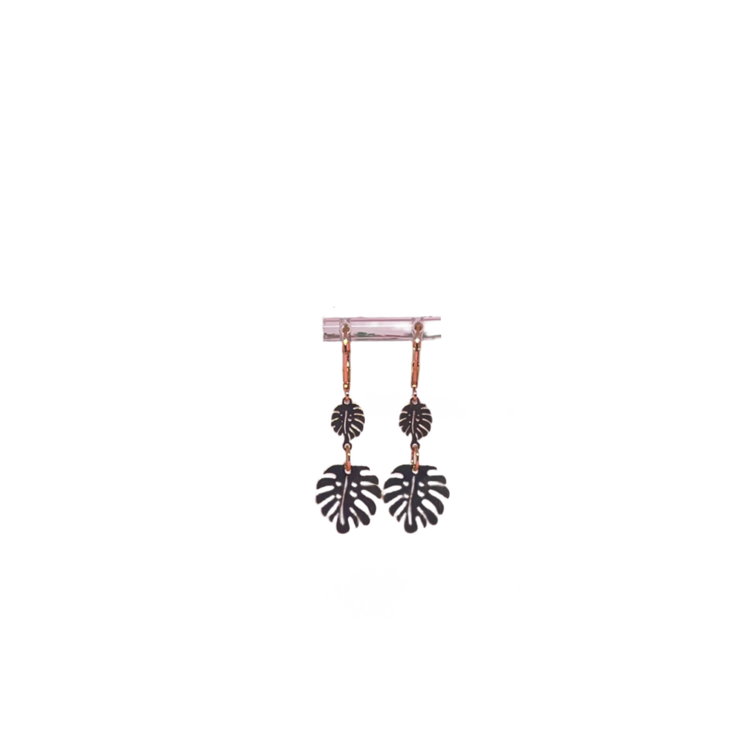Monstera Leaf Earrings