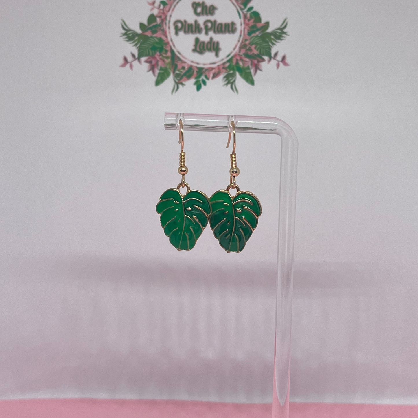 Monstera Leaf Earrings