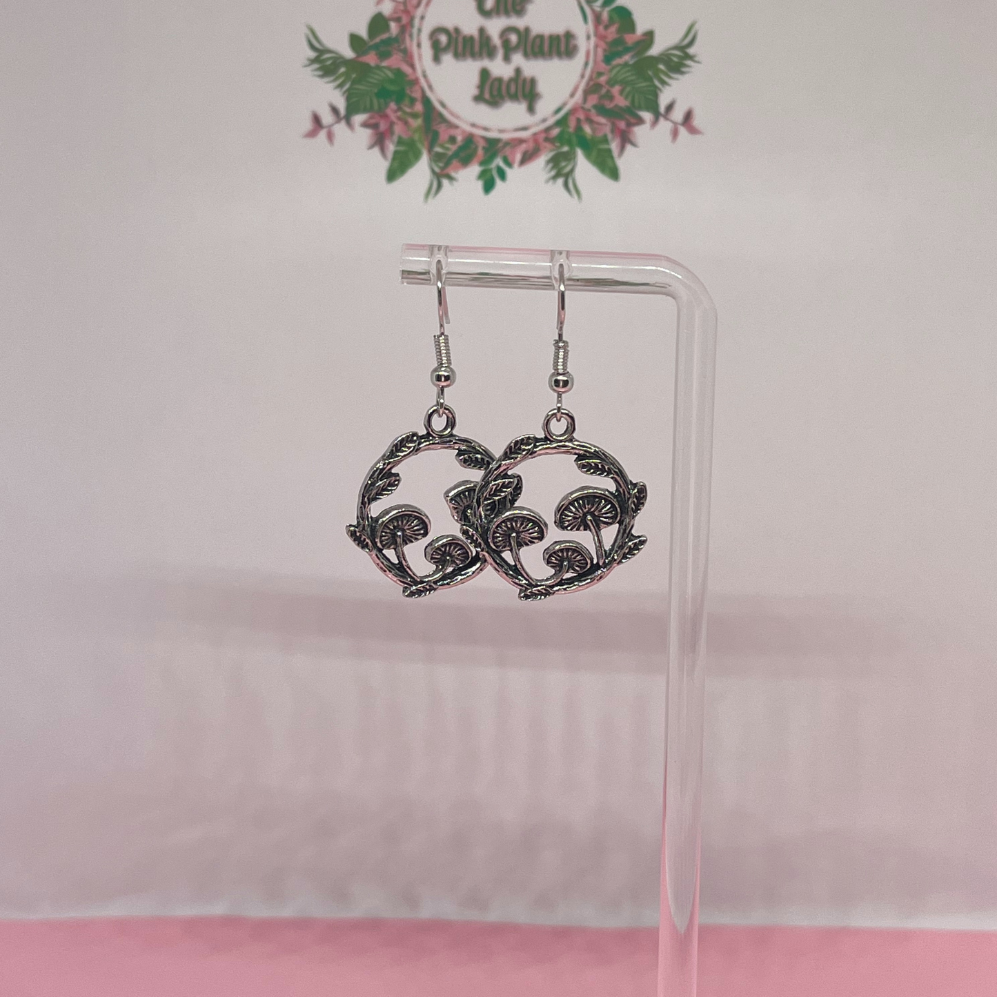Forager's Wreath Mushroom Earrings