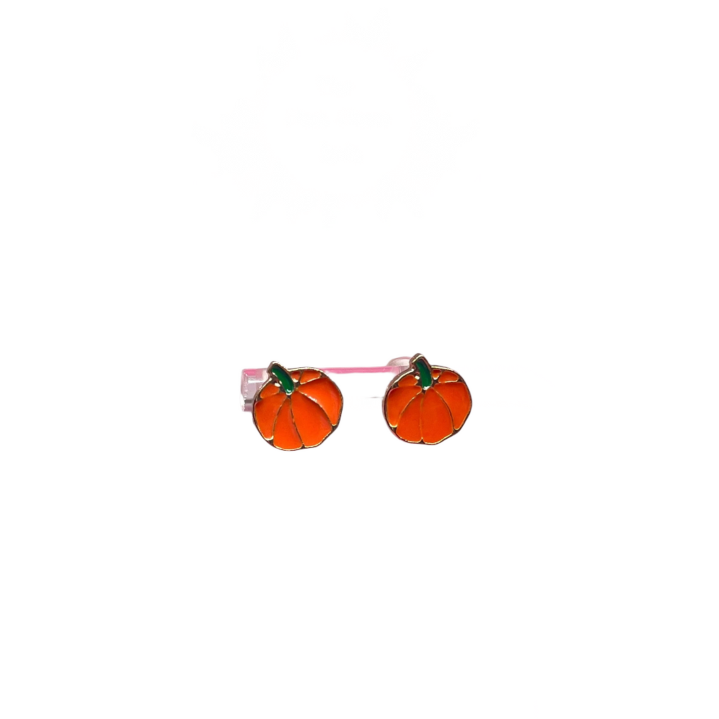 Pumpkin Stud Earrings
