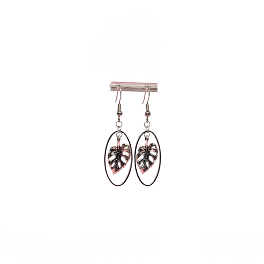 Monstera Earrings