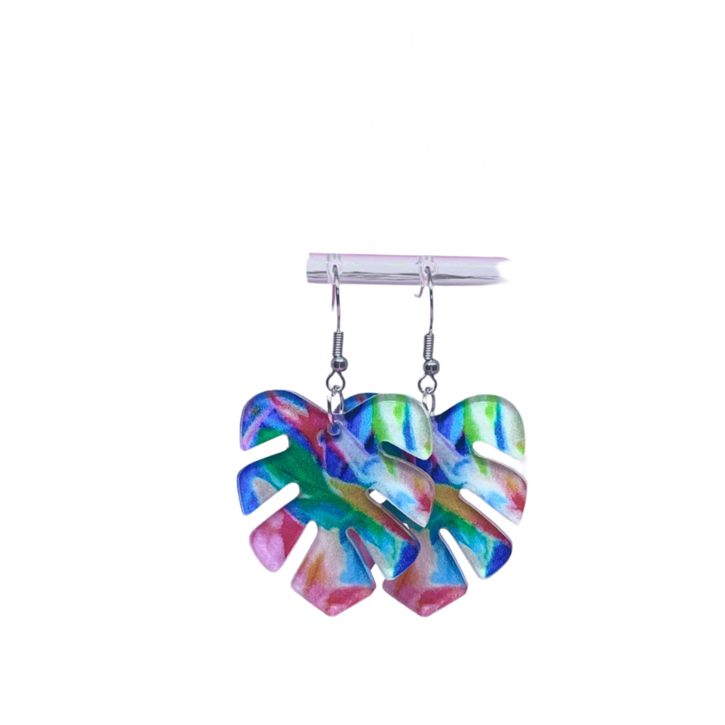 Monstera Leaf Earrings