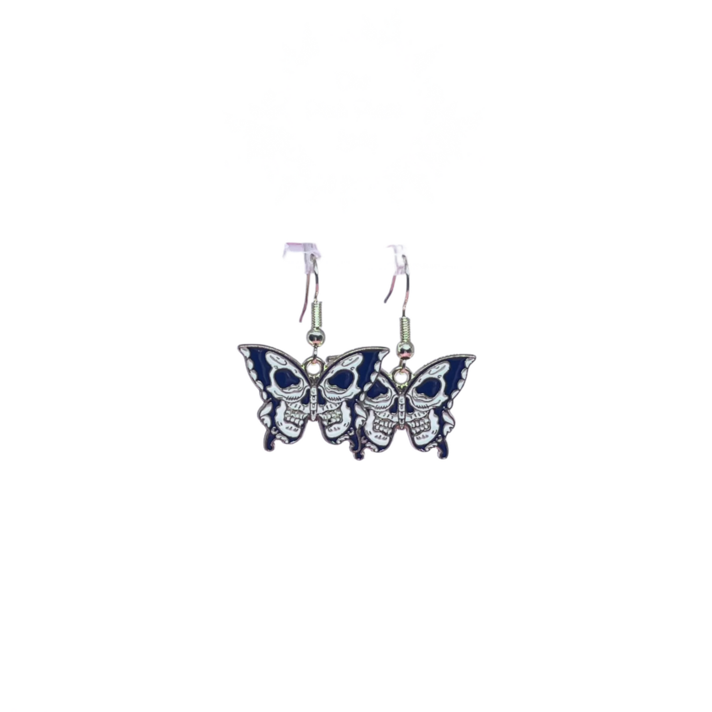 Butterfly Skull Earrings