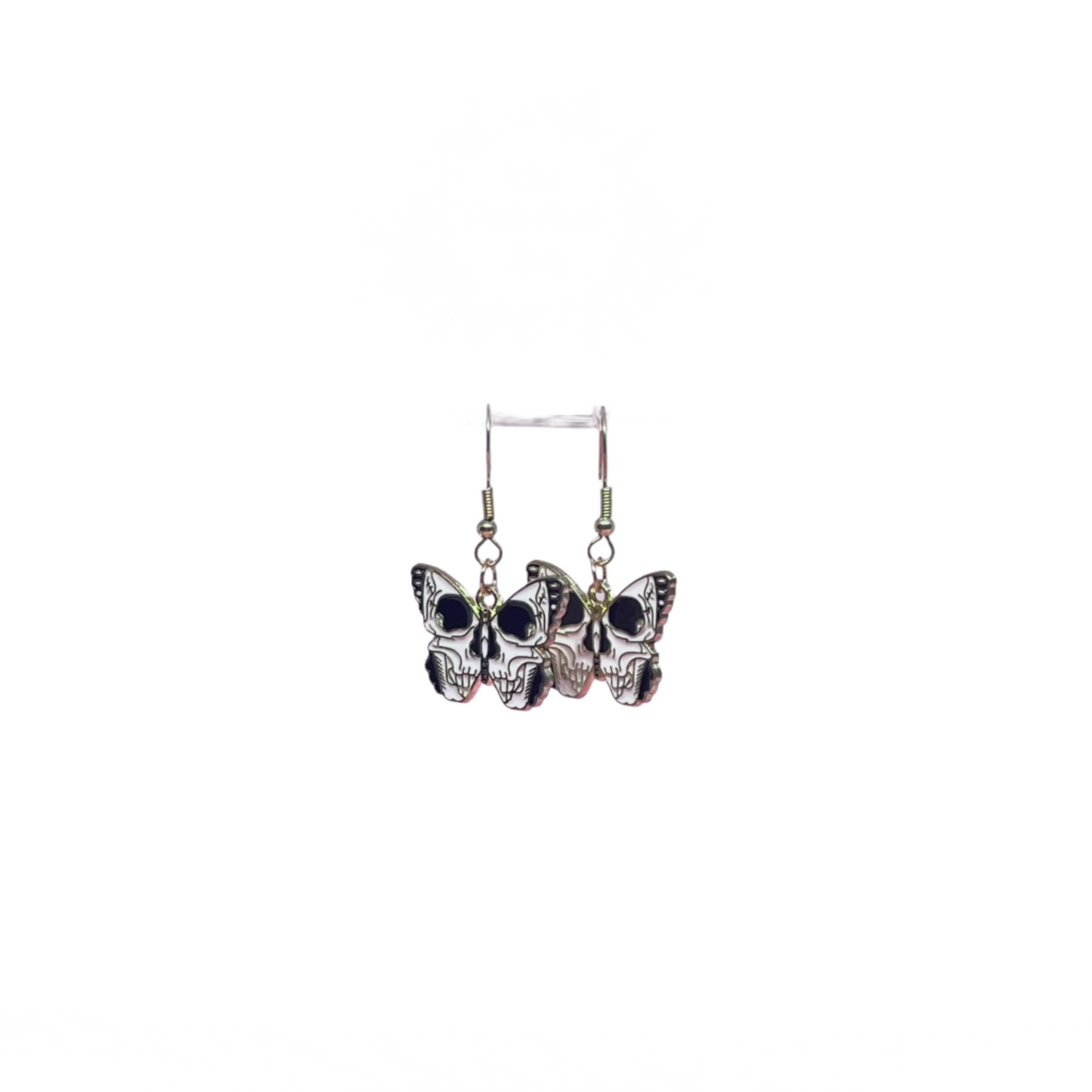 Butterfly Skull Earrings
