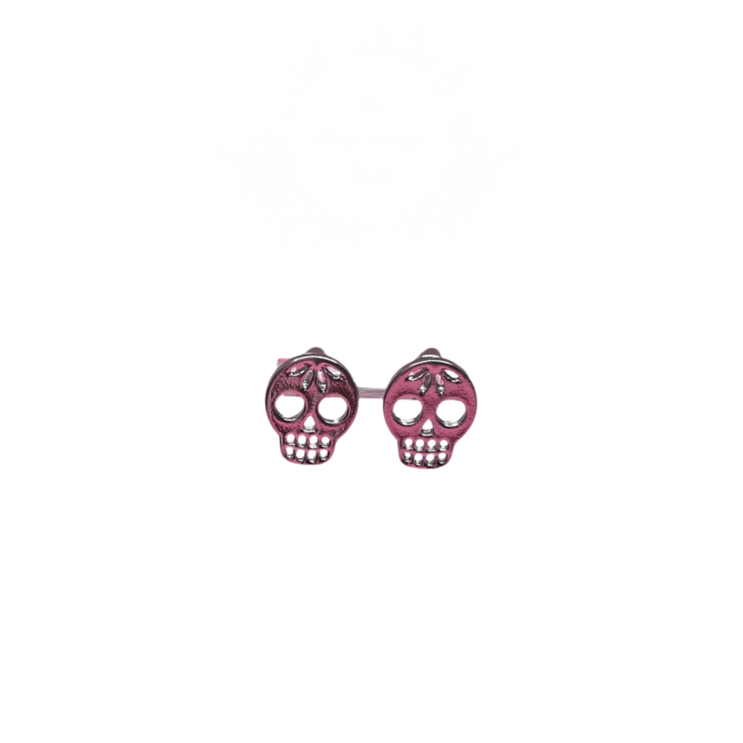 Sugar Skull Stud Earrings